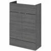 Hudson Reed Fusion Compact Combination Unit With 600mm WC Unit - 1200mm Wide - Anthracite Woodgrain 2 Hudson Reed Fusion Compact Combination Unit With 600mm WC Unit - 1200mm Wide - Anthracite Woodgrain -HEATANDPLUMB Sales hudson reed fusion compact vanity unit off507