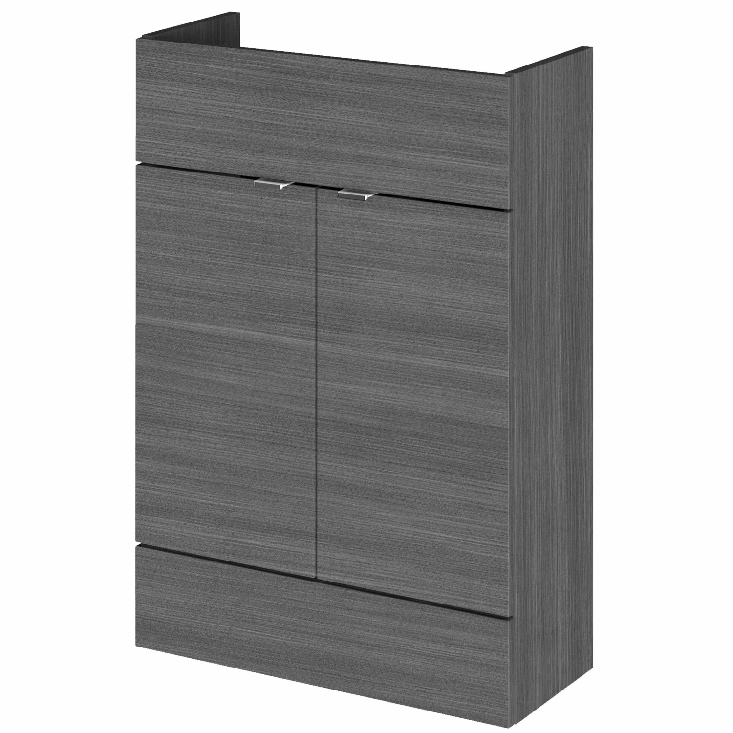Hudson Reed Fusion RH Combination Unit With Round Semi Recessed Basin 1100mm Wide - Anthracite Woodgrain 6 Hudson Reed Fusion RH Combination Unit With Round Semi Recessed Basin 1100mm Wide - Anthracite Woodgrain - Image 4