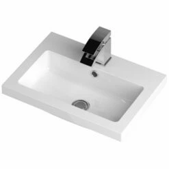 Hudson Reed Fusion Wall Hung 2-Door Vanity Unit With Basin 500mm Wide - Gloss White 12 Hudson Reed Fusion Wall Hung 2-Door Vanity Unit With Basin 500mm Wide - Gloss White -HEATANDPLUMB Sales hudson reed fusion vanity unit cbi540 1