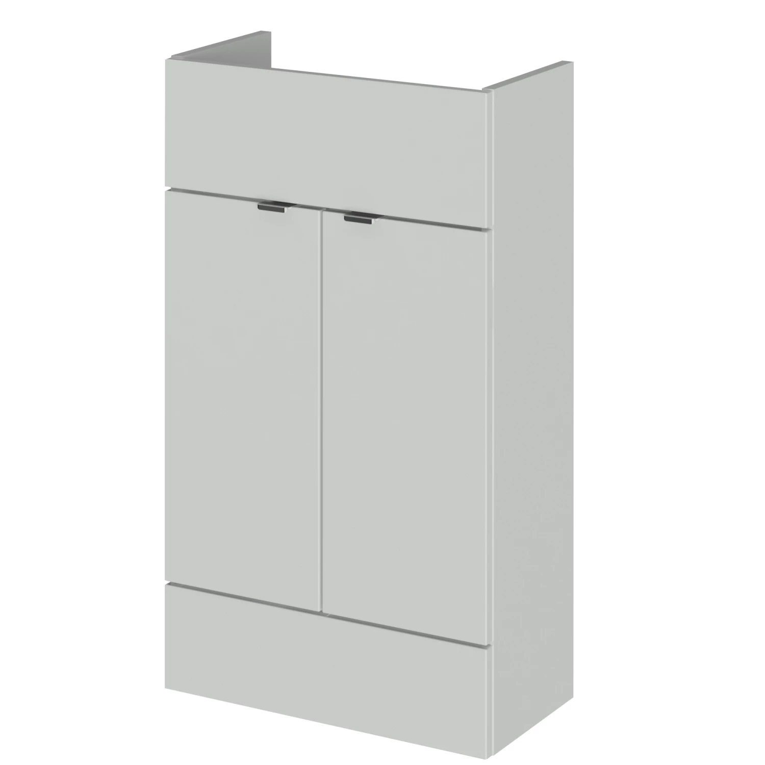 Hudson Reed Fusion Compact Combination Unit With Slimline Basin - 1000mm Wide - Gloss Grey Mist 7 Hudson Reed Fusion Compact Combination Unit With Slimline Basin - 1000mm Wide - Gloss Grey Mist - Image 5