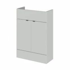 Hudson Reed Fusion Compact Combination Unit With Slimline Basin - 1100mm Wide - Gloss Grey Mist -HEATANDPLUMB Sales hudson reed fusion vanity unit ofg407