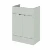 Hudson Reed Fusion LH Combination Unit With 600mm WC Unit - 1200mm Wide - Gloss Grey Mist 2 Hudson Reed Fusion LH Combination Unit With 600mm WC Unit - 1200mm Wide - Gloss Grey Mist -HEATANDPLUMB Sales hudson reed fusion vanity unit ofg408 8