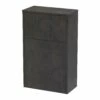 Hudson Reed Havana WC Unit 500mm Wide - Metallic Slate 2 Hudson Reed Havana WC Unit 500mm Wide - Metallic Slate -HEATANDPLUMB Sales hudson reed havana bathroom furniture npf2641