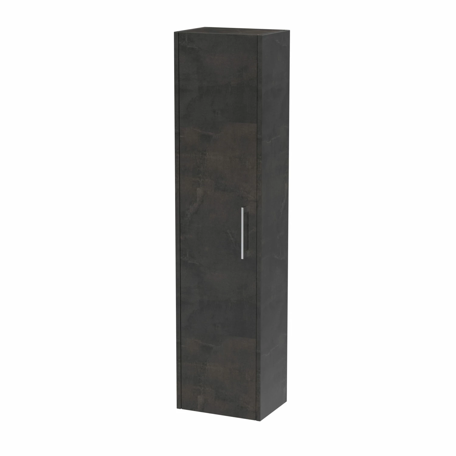 Hudson Reed Juno Wall Hung Tall Storage Unit 350mm Wide - Metallic Slate 4 Hudson Reed Juno Wall Hung Tall Storage Unit 350mm Wide - Metallic Slate - Image 2