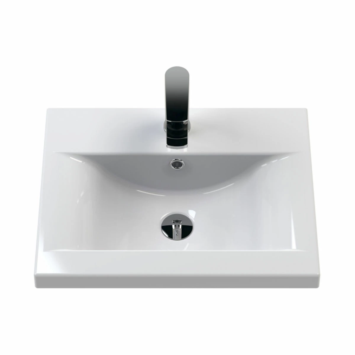 Hudson Reed Urban Floor Standing 2-Door Vanity Unit With Basin 1 Satin Grey - 500mm Wide 7 Hudson Reed Urban Floor Standing 2-Door Vanity Unit With Basin 1 Satin Grey - 500mm Wide - Image 5