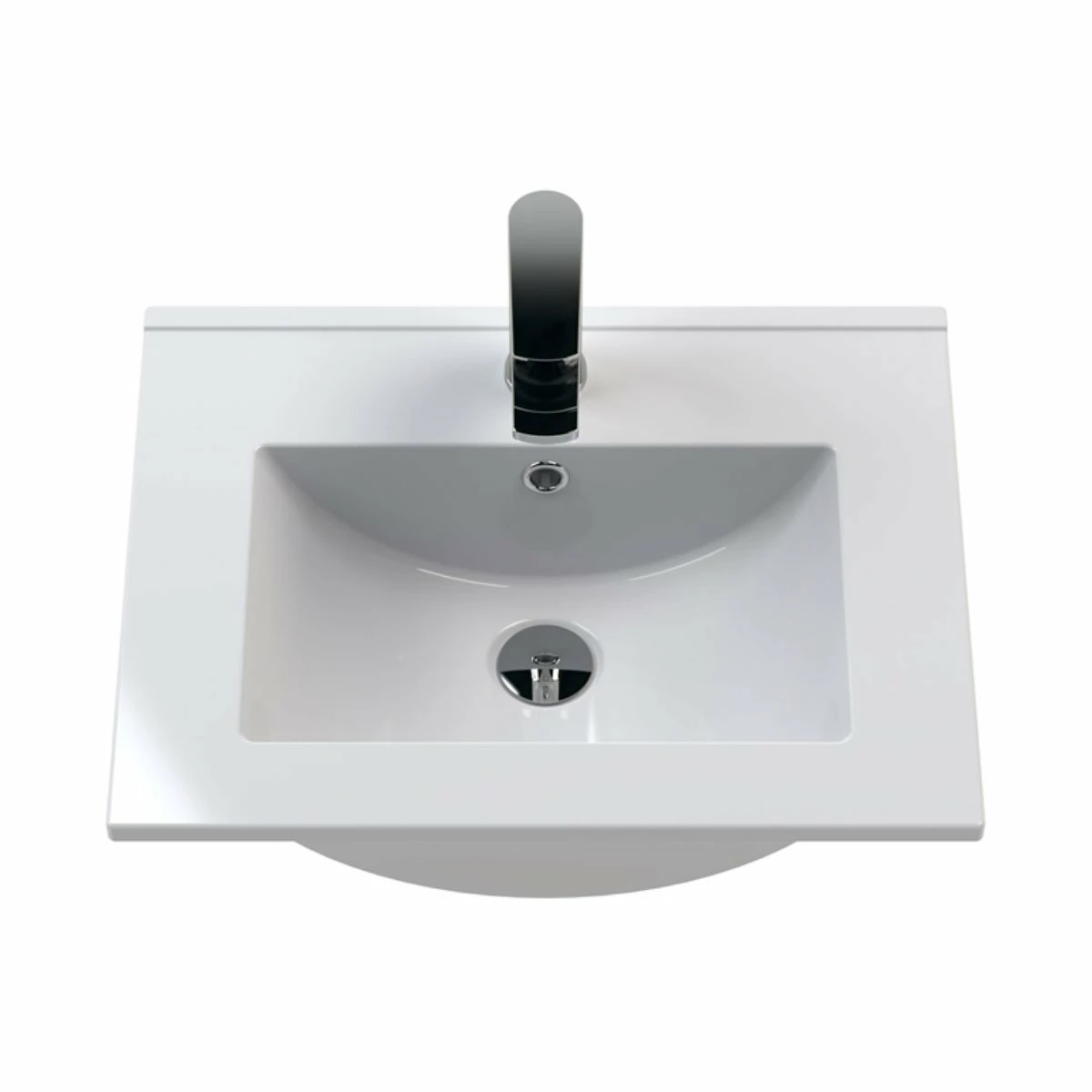 Hudson Reed Juno Wall Hung 2-Door Vanity Unit With Basin 2 500mm Wide - Electric Blue 3 Hudson Reed Juno Wall Hung 2-Door Vanity Unit With Basin 2 500mm Wide - Electric Blue