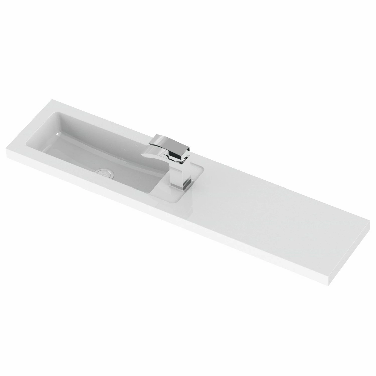 Hudson Reed Fusion Compact Combination Unit With Slimline Basin - 1100mm Wide - Gloss Grey 3 Hudson Reed Fusion Compact Combination Unit With Slimline Basin - 1100mm Wide - Gloss Grey