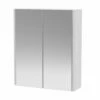 Hudson Reed Juno Mirrored Bathroom Cabinet (50/50) 600mm Wide - White Ash 2 Hudson Reed Juno Mirrored Bathroom Cabinet (50/50) 600mm Wide - White Ash -HEATANDPLUMB Sales hudson reed juno bathroom cabinet npf2117 1 3
