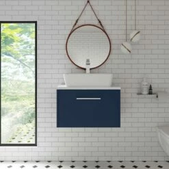 Hudson Reed Juno Wall Hung 1-Drawer Vanity Unit With Worktop 600mm Wide - White Ash 12 Hudson Reed Juno Wall Hung 1-Drawer Vanity Unit With Worktop 600mm Wide - White Ash -HEATANDPLUMB Sales hudson reed juno vanity unit jnu1722lsw 2