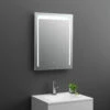 Hudson Reed LED Bathroom Mirror With 20W Bulb 700mm H X 500mm W 2 Hudson Reed LED Bathroom Mirror With 20W Bulb 700mm H X 500mm W -HEATANDPLUMB Sales hudson reed led bathroom mirror lq501 1