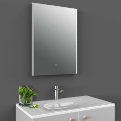 Hudson Reed LED Bathroom Mirror With 21W Bulb 700mm H X 500mm W 7 Hudson Reed LED Bathroom Mirror With 21W Bulb 700mm H X 500mm W -HEATANDPLUMB Sales hudson reed led bathroom mirror lq503 1