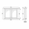 Hudson Reed Old London Mirrored Bathroom Cabinet 1050mm Wide - Timeless Sand -HEATANDPLUMB Sales hudson reed old london bathroom cabinet lon217 1