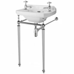 Hudson Reed Richmond Luxury Adjustable Washstand 500-560mm Wide Basins - Chrome 7 Hudson Reed Richmond Luxury Adjustable Washstand 500-560mm Wide Basins - Chrome -HEATANDPLUMB Sales hudson reed richmond accessory nla002 2