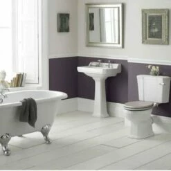 Hudson Reed Richmond Basin And Comfort Height Full Pedestal 500mm Wide - 2 Tap Hole 8 Hudson Reed Richmond Basin And Comfort Height Full Pedestal 500mm Wide - 2 Tap Hole -HEATANDPLUMB Sales hudson reed richmond basin ccr031 1 2