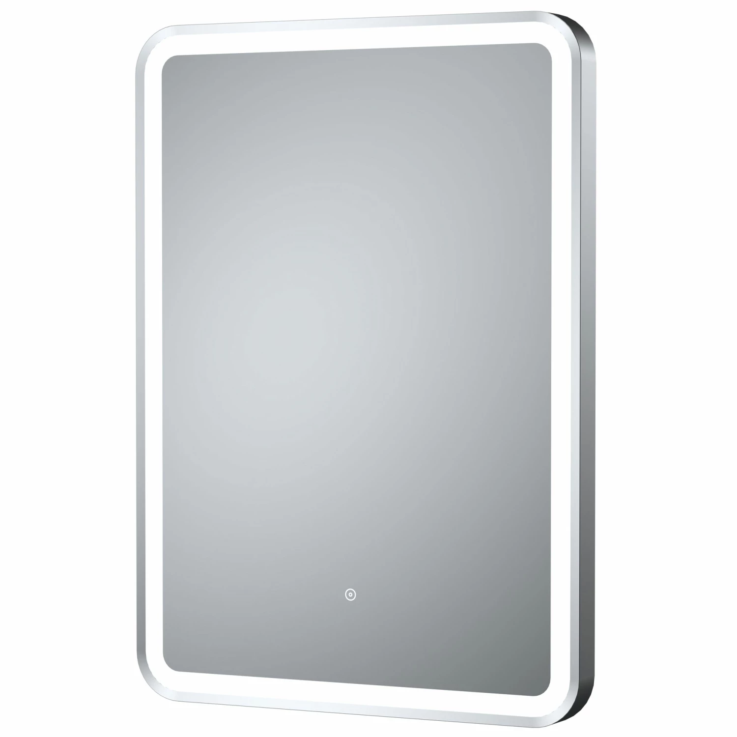 Hudson Reed Silver Framed Bathroom Mirror With Touch Sensor 700mm H X 500mm W 4 Hudson Reed Silver Framed Bathroom Mirror With Touch Sensor 700mm H X 500mm W - Image 2