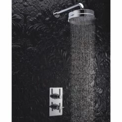 Hudson Reed Tec Pura Concealed Shower Mixer With Fixed Head - Chrome 11 Hudson Reed Tec Pura Concealed Shower Mixer With Fixed Head - Chrome -HEATANDPLUMB Sales hudson reed tec pura complete mixer shower a3003v arm01 head01