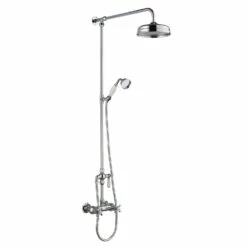 Hudson Reed Thermostatic Bar Mixer Shower Kit With Handset And Fixed Head -HEATANDPLUMB Sales hudson reed thermostatic complete mixer shower a3117 2