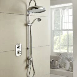 Hudson Reed Topaz Dual Concealed Mixer Shower With Shower Kit And Fixed Head 9 Hudson Reed Topaz Dual Concealed Mixer Shower With Shower Kit And Fixed Head -HEATANDPLUMB Sales hudson reed topaz complete mixer shower a3238 tsvt002