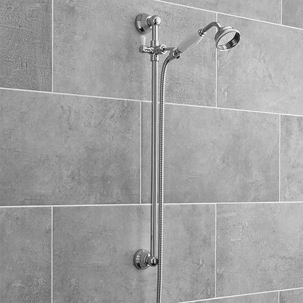 Hudson Reed Traditional Dual Exposed Shower Valve With Slider Rail Kit - Chrome 5 Hudson Reed Traditional Dual Exposed Shower Valve With Slider Rail Kit - Chrome - Image 3
