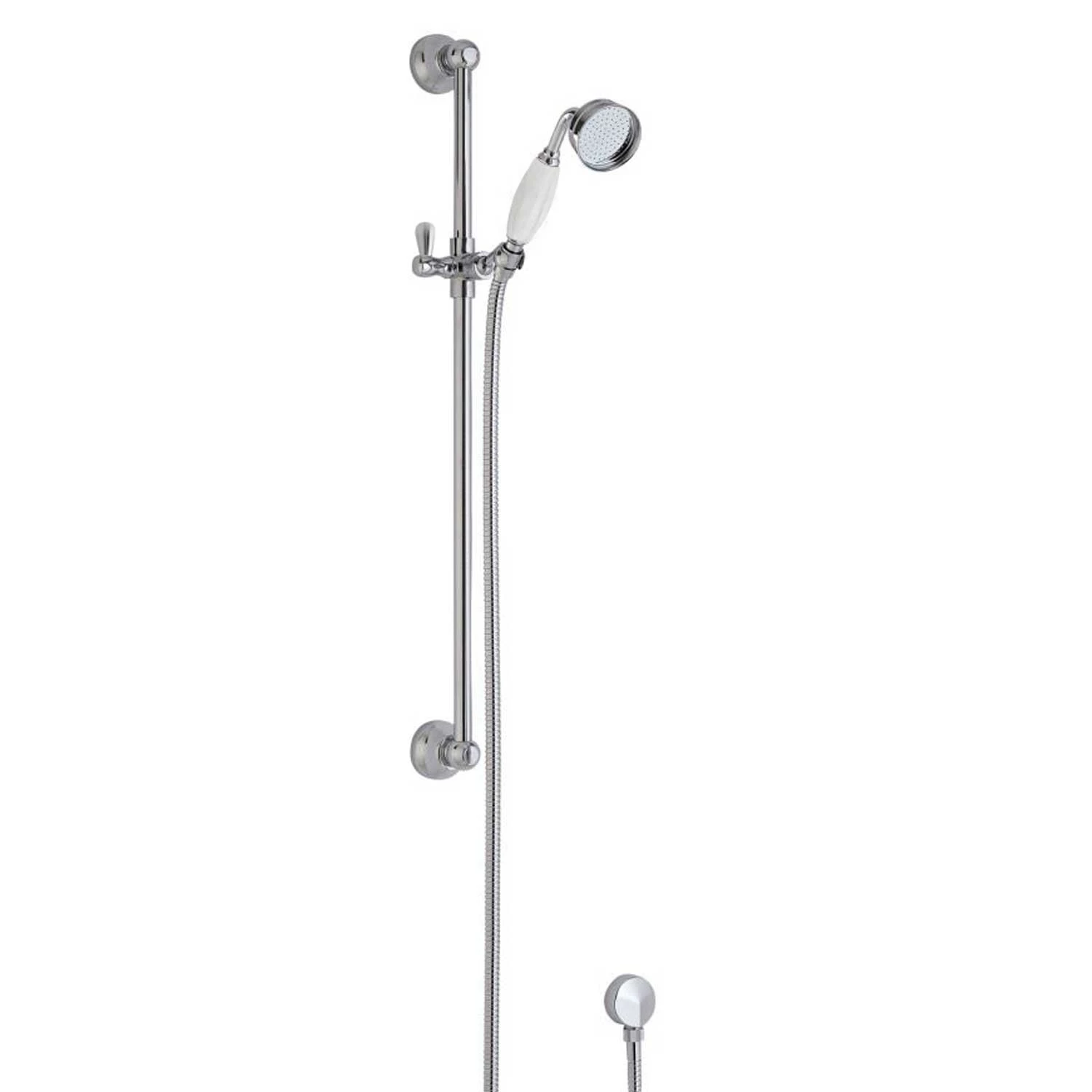 Nuie Beaumont Twin Shower Valve Rectangular Plate With Slider Shower Rail Kit 5 Nuie Beaumont Twin Shower Valve Rectangular Plate With Slider Shower Rail Kit - Image 3