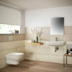 Ideal Standard Bathroom Mirror With Ambient Light And Anti-Steam 700mm H X 600mm W -HEATANDPLUMB Sales ideal standard bathroom mirror t3278bh 3