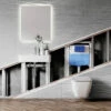 Ideal Standard Bathroom Mirror With Ambient Light And Anti-Steam 700mm H X 600mm W 2 Ideal Standard Bathroom Mirror With Ambient Light And Anti-Steam 700mm H X 600mm W -HEATANDPLUMB Sales ideal standard bathroom mirror t3278bh 5