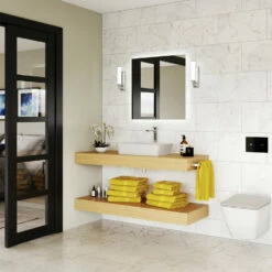 Ideal Standard Bathroom Mirror With Ambient Light And Anti-Steam 700mm H X 700mm W -HEATANDPLUMB Sales ideal standard bathroom mirror t3335bh 1