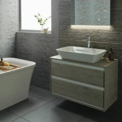 Ideal Standard Bathroom Mirror With Sensor Light And Anti-Steam 700mm H X 600mm W -HEATANDPLUMB Sales ideal standard bathroom mirror t3346bh 1 1