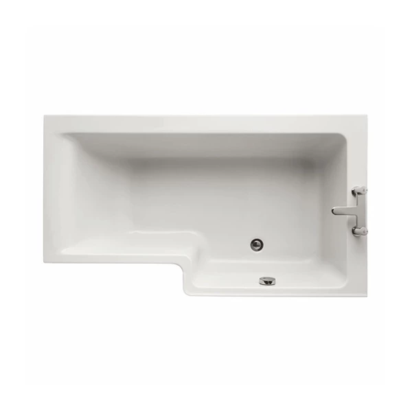 Ideal Standard Concept L-Shaped Shower Bath 1500mm X 700mm/850mm Right Handed 0 Tap Hole 5 Ideal Standard Concept L-Shaped Shower Bath 1500mm X 700mm/850mm Right Handed 0 Tap Hole - Image 3