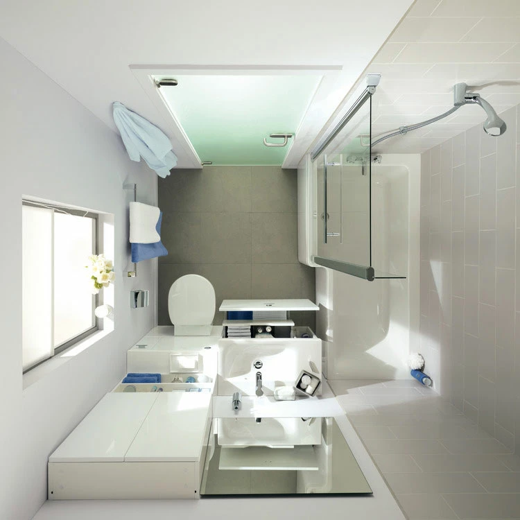 Ideal Standard Concept L-Shaped Shower Bath 1500mm X 700mm/850mm Left Handed 0 Tap Hole 4 Ideal Standard Concept L-Shaped Shower Bath 1500mm X 700mm/850mm Left Handed 0 Tap Hole - Image 2