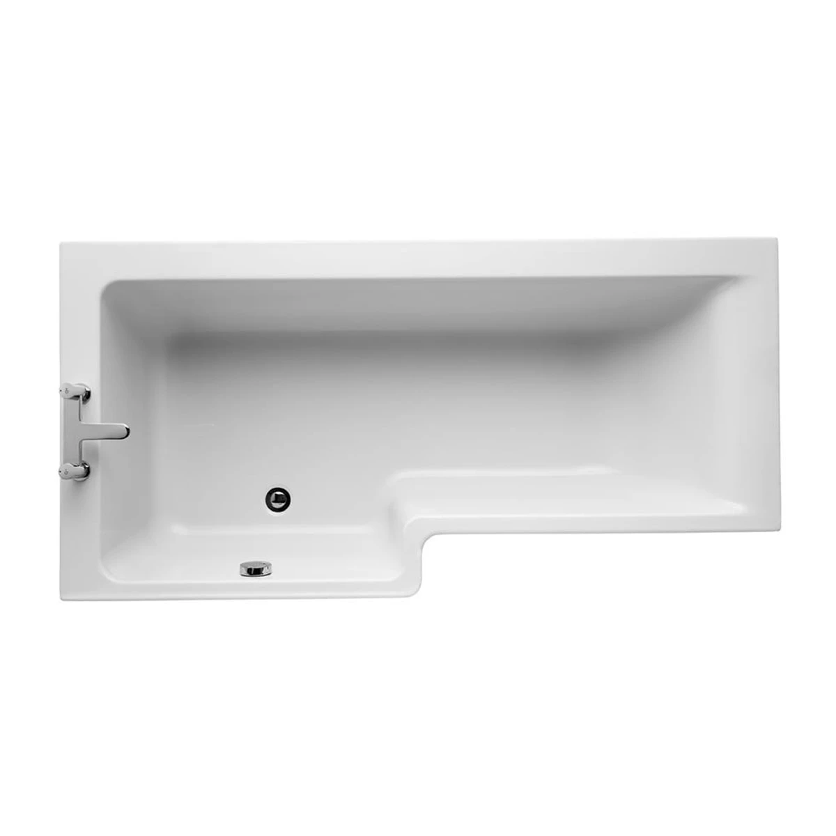 Ideal Standard Concept Idealform L-Shaped Shower Bath Left Hand 1700mm X 700mm/850mm 0 Tap Hole 4 Ideal Standard Concept Idealform L-Shaped Shower Bath Left Hand 1700mm X 700mm/850mm 0 Tap Hole - Image 2