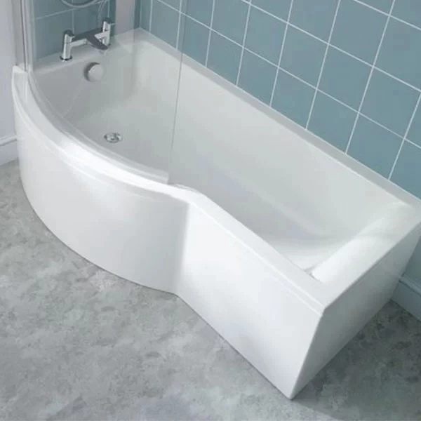 Ideal Standard Concept Shower Bath 1700mm X 700mm/900mm Left Handed 0 Tap Hole - White 5 Ideal Standard Concept Shower Bath 1700mm X 700mm/900mm Left Handed 0 Tap Hole - White - Image 3