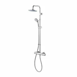 Ideal Standard Concept Freedom Dual Thermostatic Bar Shower Valve With Shower Kit + Fixed Head 11 Ideal Standard Concept Freedom Dual Thermostatic Bar Shower Valve With Shower Kit + Fixed Head -HEATANDPLUMB Sales ideal standard concept freedom complete mixer shower a6290aa