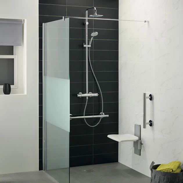 Ideal Standard Concept Freedom Dual Thermostatic Bar Shower Valve With Shower Kit + Fixed Head 4 Ideal Standard Concept Freedom Dual Thermostatic Bar Shower Valve With Shower Kit + Fixed Head - Image 2
