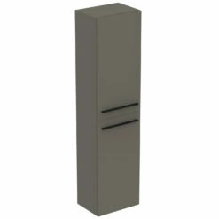 Ideal Standard I.Life A 2-Door Tall Column Unit 400mm Wide - Matt Quartz Grey