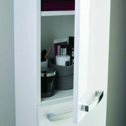 Ideal Standard Tempo 2-Door Column Unit 300mm Wide Gloss White 10 Ideal Standard Tempo 2-Door Column Unit 300mm Wide Gloss White -HEATANDPLUMB Sales ideal standard tempo bathroom furniture e3243wg 3