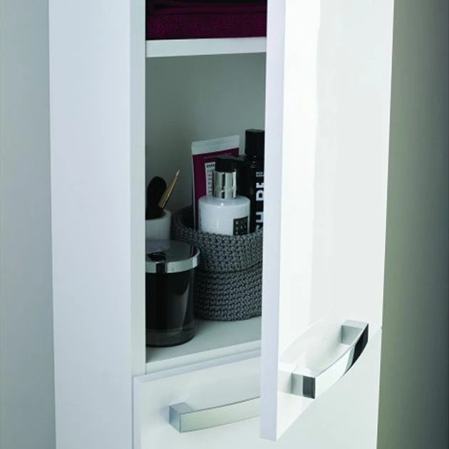 Ideal Standard Tempo 2-Door Column Unit 300mm Wide Gloss White 6 Ideal Standard Tempo 2-Door Column Unit 300mm Wide Gloss White - Image 4