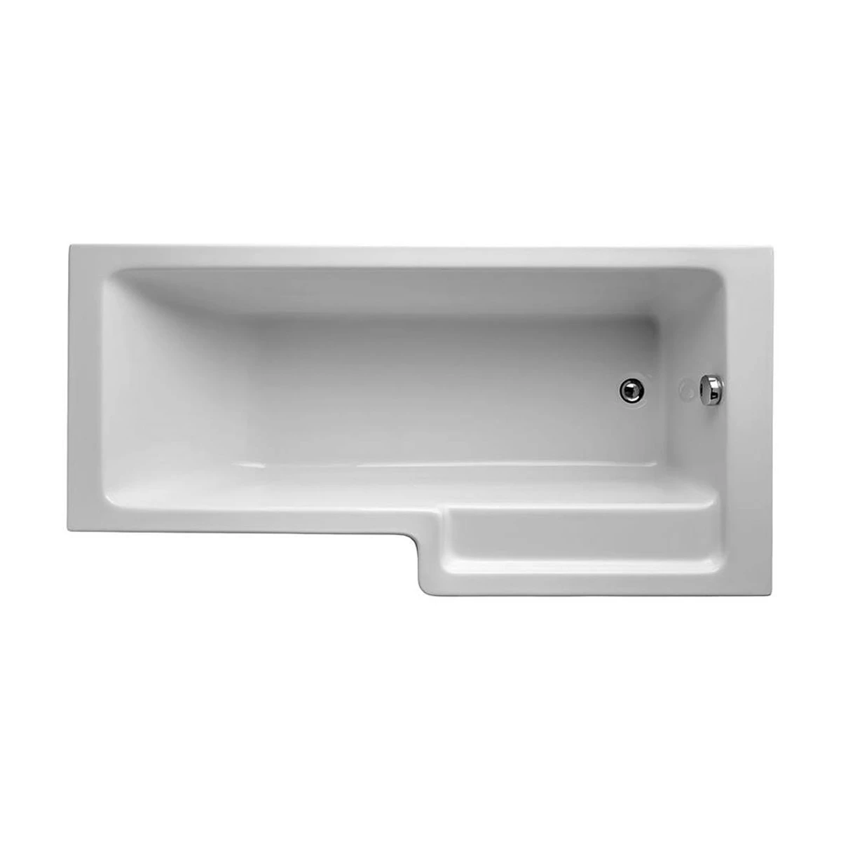 Ideal Standard Tempo Cube L-Shaped Shower Bath 1700mm X 700mm/850mm Right Handed 0 Tap Hole 5 Ideal Standard Tempo Cube L-Shaped Shower Bath 1700mm X 700mm/850mm Right Handed 0 Tap Hole - Image 3