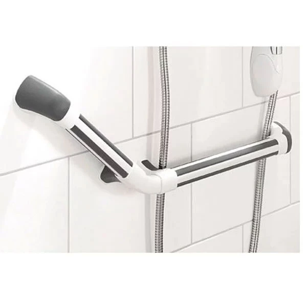 Impey Maxi-Grip Plus Hand Rail White/Grey 600mm X 2 Rails 3 Impey Maxi-Grip Plus Hand Rail White/Grey 600mm X 2 Rails