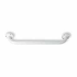Inta 300mm Powder Coated Grab Rail With Exposed Fixings White