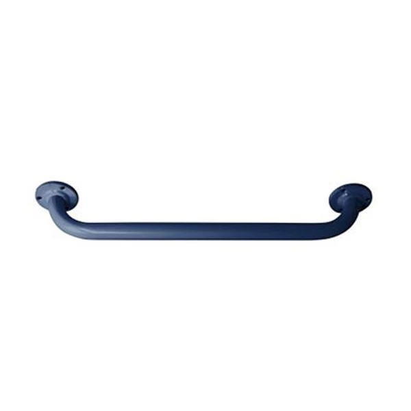 Inta 600mm Powder Coated Grab Rail With Exposed Fixings Blue 4 Inta 600mm Powder Coated Grab Rail With Exposed Fixings Blue - Image 2