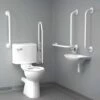 Inta Standard Doc M Pack With 6L Low Level Disabled Toilet - White -HEATANDPLUMB Sales inta doc m doc m pack dm600wh 1 1