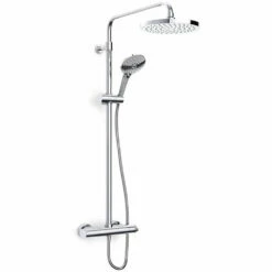 Inta Enzo Safe Touch Thermostatic Dual Outlet Bar Mixer Shower With Shower Kit