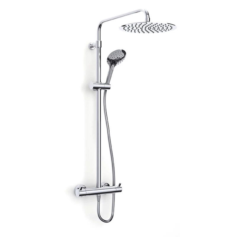 Inta Kiko Deluxe Thermostatic Bar Mixer Shower With Shower Kit + Fixed Head 4 Inta Kiko Deluxe Thermostatic Bar Mixer Shower With Shower Kit + Fixed Head - Image 2