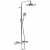 Inta Puro Safe Touch Bar Shower With Telescopic Riser Kit And Fixed Head Chrome 2 Inta Puro Safe Touch Bar Shower With Telescopic Riser Kit And Fixed Head Chrome -HEATANDPLUMB Sales inta puro complete mixer shower pu10032cp