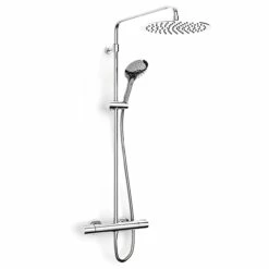 Inta Puro Deluxe Thermostatic Bar Mixer Shower With Shower Kit + Fixed Head 5 Inta Puro Deluxe Thermostatic Bar Mixer Shower With Shower Kit + Fixed Head -HEATANDPLUMB Sales inta puro complete mixer shower pu10036cp 1 1