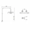 Inta Puro Deluxe Thermostatic Bar Mixer Shower With Shower Kit + Fixed Head 2 Inta Puro Deluxe Thermostatic Bar Mixer Shower With Shower Kit + Fixed Head -HEATANDPLUMB Sales inta puro complete mixer shower pu10036cp 1