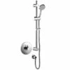 Inta Puro Thermostatic Mini Concentric Dual Control Concealed Shower Rail Kit & Eco Head - Chrome -HEATANDPLUMB Sales inta puro complete mixer shower pu90014cp