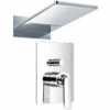JTP Cascata Concealed 2 Outlet Shower Valve With Diverter And Shower Head - Chrome -HEATANDPLUMB Sales just taps plus cascata complete mixer shower 77079 77901 1