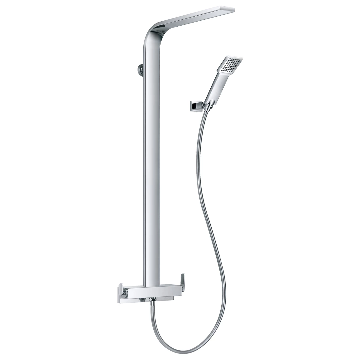 JTP Cascata Exposed Bar Shower Mixer With Shower Kit And Fixed Head 4 JTP Cascata Exposed Bar Shower Mixer With Shower Kit And Fixed Head - Image 2
